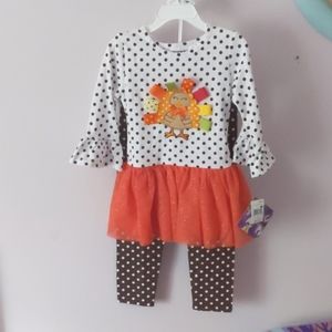 Bluberi Boulevard toddler girl 4T two-piece set